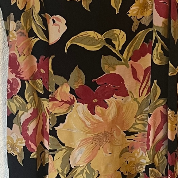 Vintage 90s Floral Mini Dress size Small - Picture 4 of 4